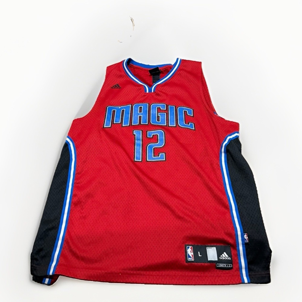 Adidas Orlando Magic Dwight Howard #12 Red Swingman Jersey Men's‎ L +2